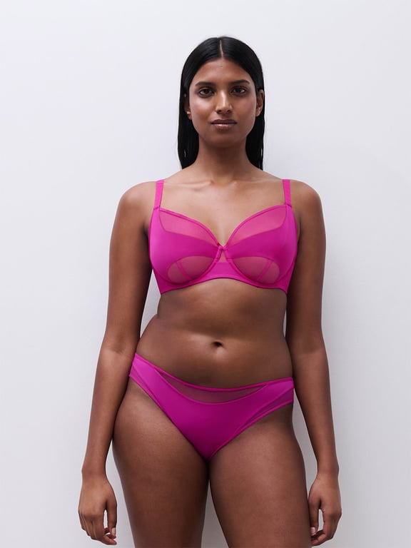 Chantelle PULP | HALO - Halo Full Coverage Unlined Underwire Bra Fuschia London - 1