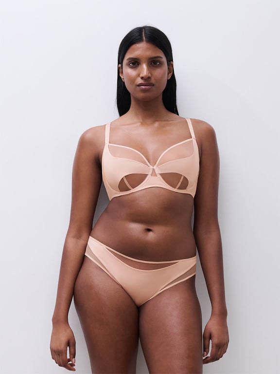 Chantelle PULP | HALO - Chantelle PULP Halo Full Coverage Unlined Underwire Bra Rose - 1