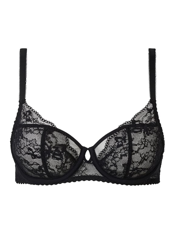 Chantelle PULP | Chantelle PULP Kiss - Chantelle Pulp Kiss Unlined Demi Bra Black - 2