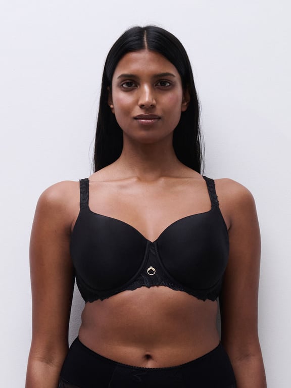 Chantelle | Majestic - Majestic Lightweight T-Shirt Bra Black - 1