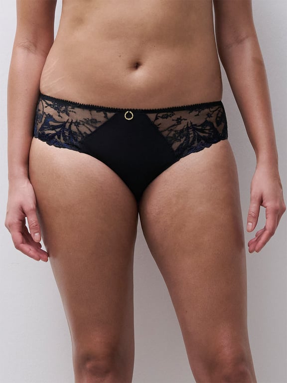 Chantelle | Illusion - Illusion Lace Mid Rise Bikini Twilight Black - 1