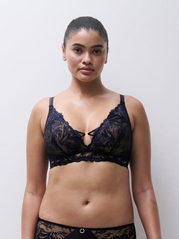 Chantelle | Illusion - Illusion Lace Wireless Bra Twilight Black - 1