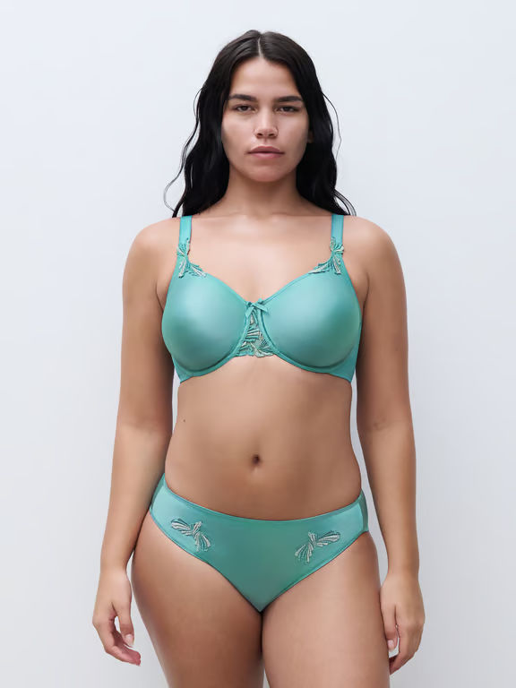Hedona Seamless Unlined Minimizer New Peacock Lurex - 4