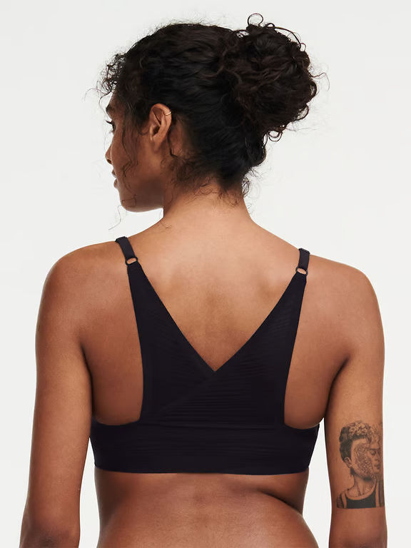 Chantelle | Softstretch Stripes - SoftStretch Sheer Bralette Black - 2