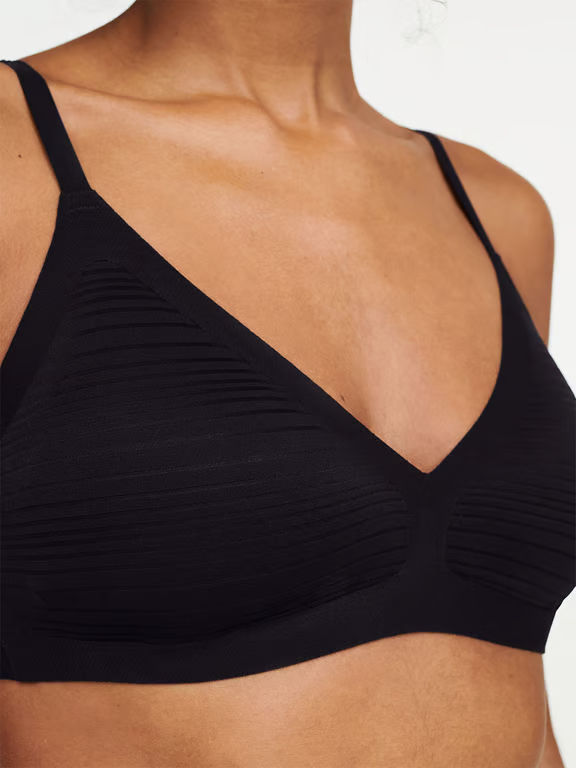 SoftStretch Sheer Bralette Black - 3