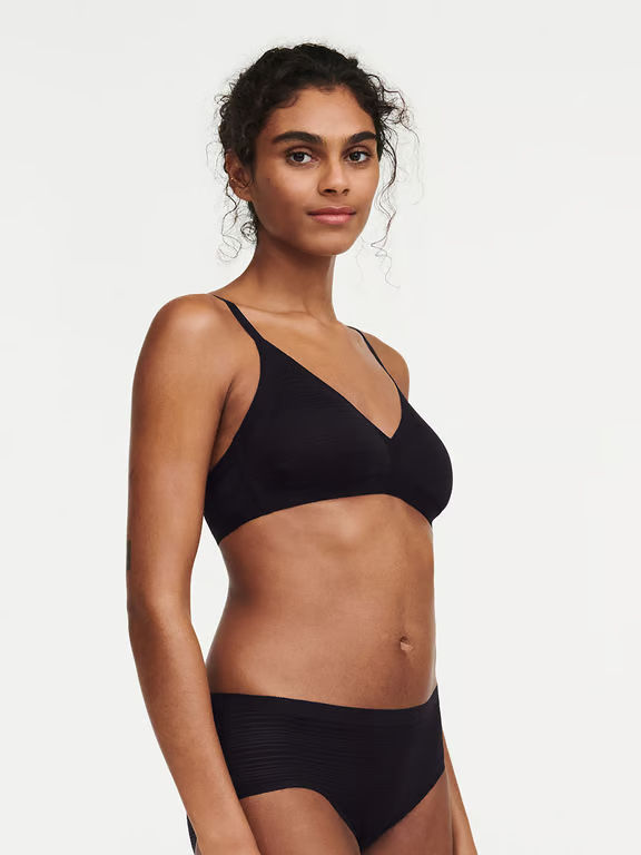 SoftStretch Sheer Bralette Black - 2