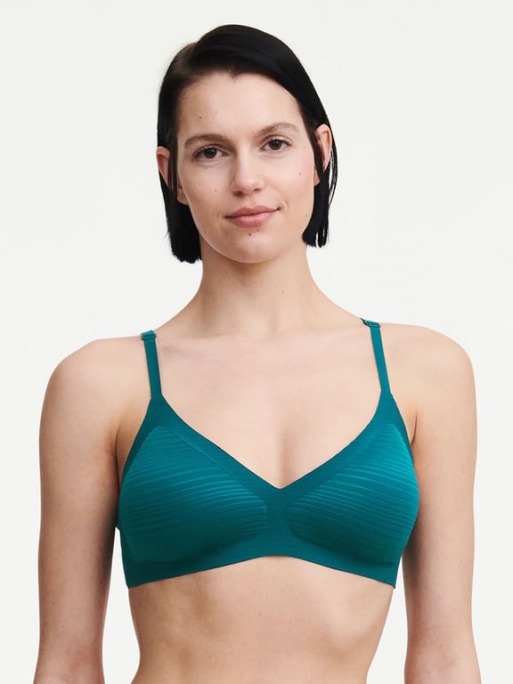 Chantelle | Softstretch Stripes - SoftStretch Stripes Bralette Emerald - 1