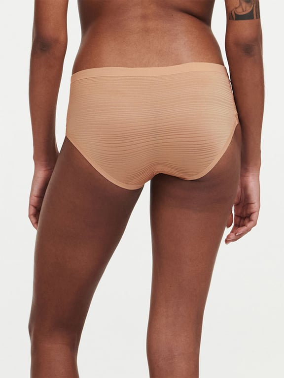 SoftStretch Stripes Hipster Clay Nude - 1