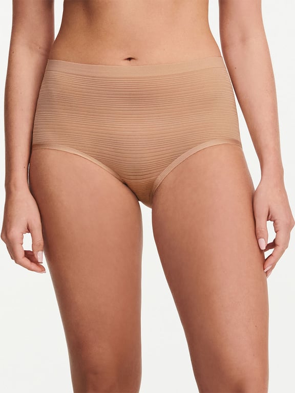 Chantelle | Softstretch Stripes - SoftStretch Stripes Brief Clay Nude - 1