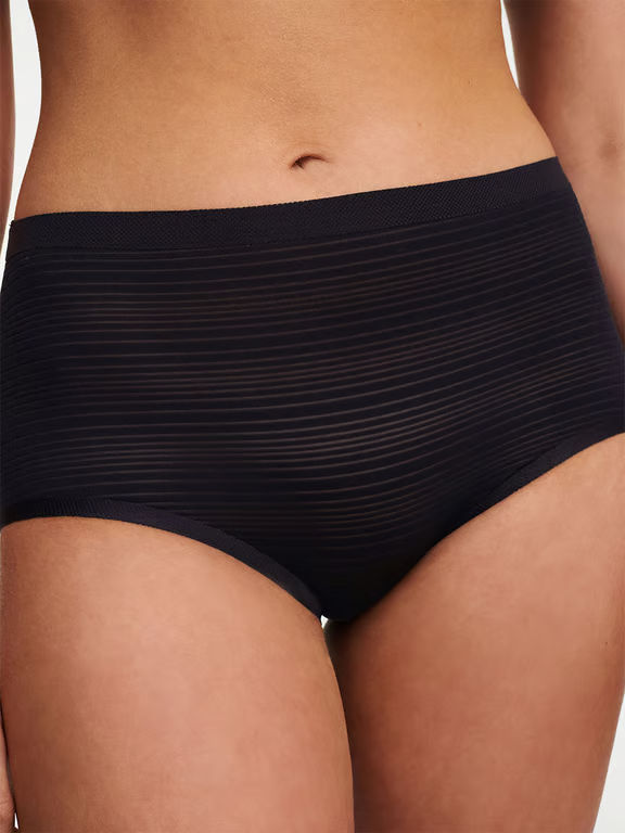 SoftStretch Sheer Brief Black - 2
