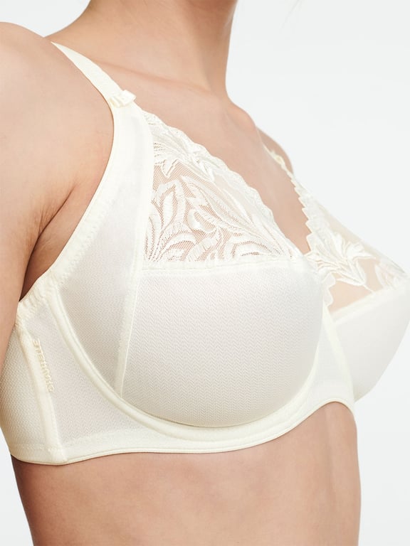 Amazone Full Coverage Unlined Bra Ivory - 3