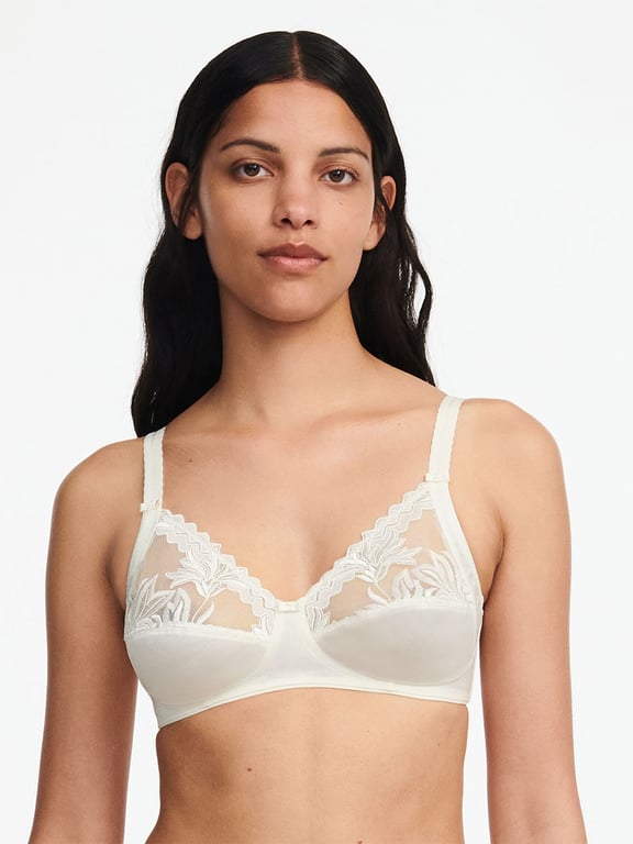 e Full Coverage Wireless Bra Ivory