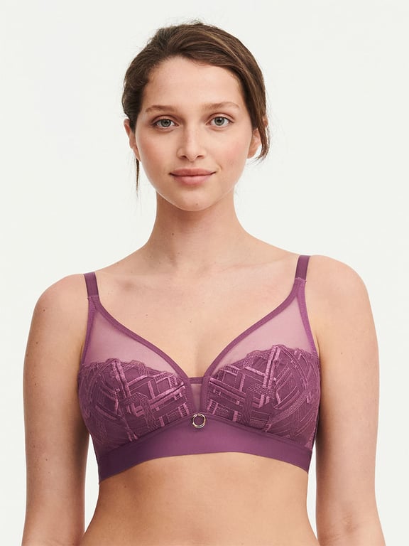 Chantelle | Graphic Support - Graphic Support Lace Wireless Bra Tannin - 1