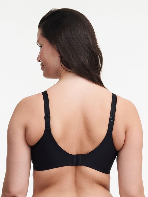 Chantelle | Graphic Support - Graphic Support Full Coverage Custom Fit T-Shirt Bra Black - 2