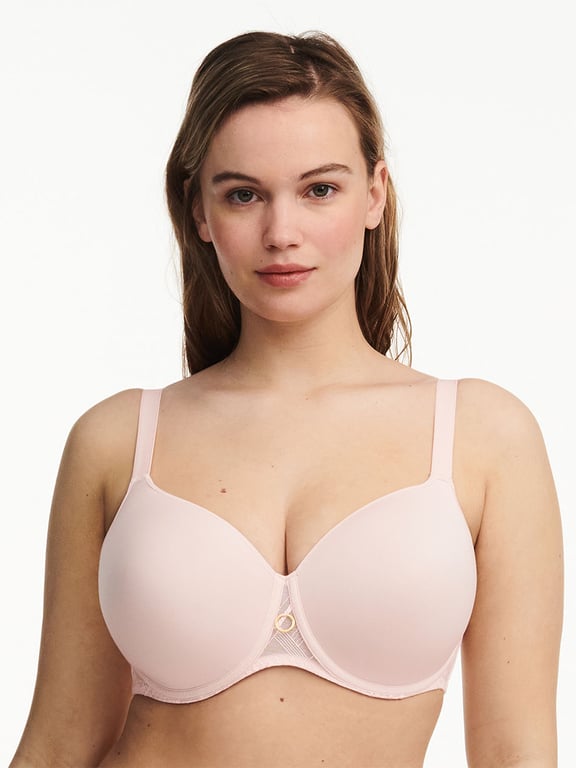 Chantelle | Graphic Support - Graphic Support Full Coverage Custom Fit T-Shirt Bra Taffeta Pink - 1