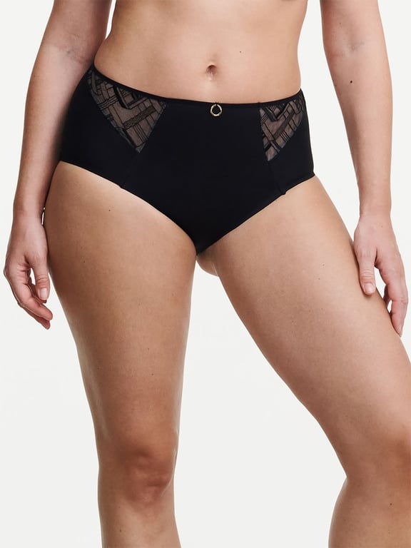 Chantelle | Graphic Support - Graphic Support Smoothing Full Brief Black - 1