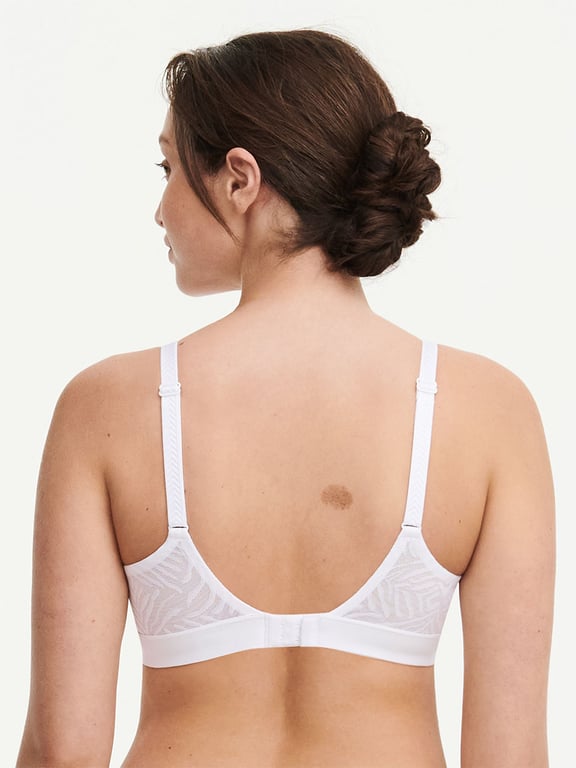 Chantelle | Graphic Allure - Graphic Allure Lace Unlined Plunge Bra White - 2