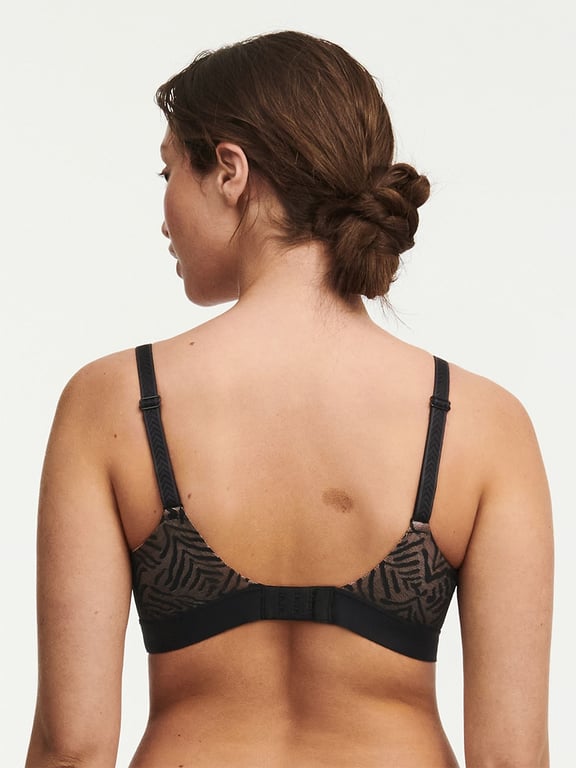 Chantelle | Graphic Allure - Graphic Allure Lace Unlined Plunge Bra Black - 2