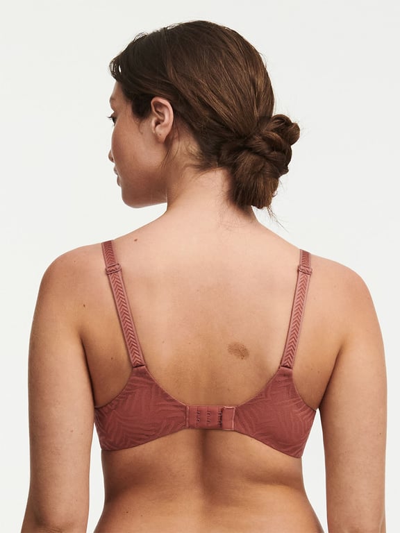 Graphic Allure Lace Plunge T-Shirt Bra Amber - 1