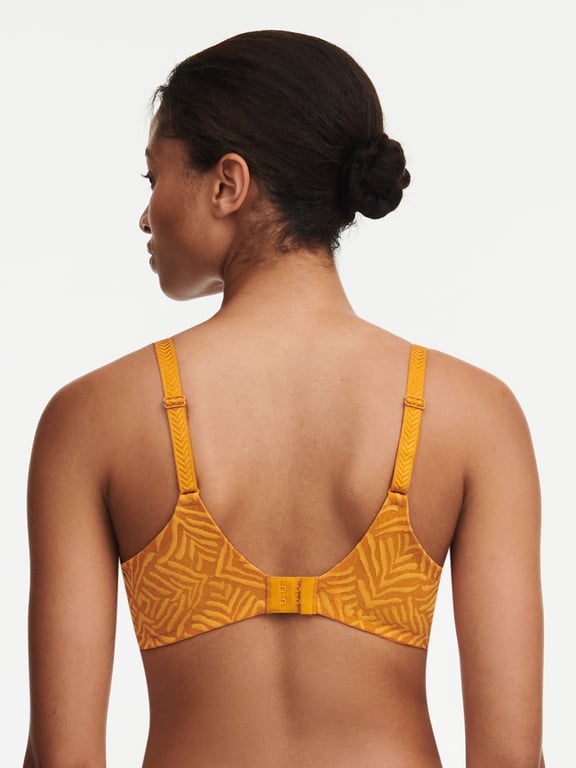 Chantelle | Graphic Allure - Graphic Allure Lace Plunge T-Shirt Bra Ocre - 2