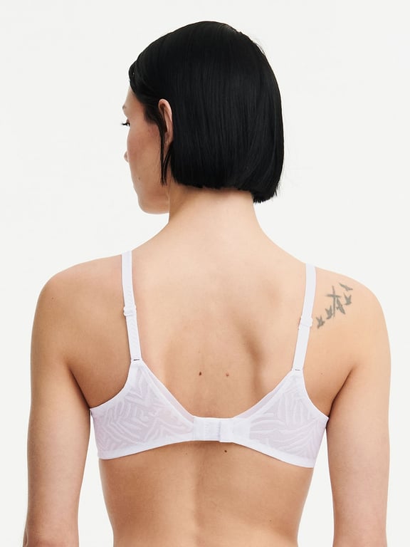 Chantelle | Graphic Allure - Graphic Allure Sheer Unlined Underwire Bra White - 2