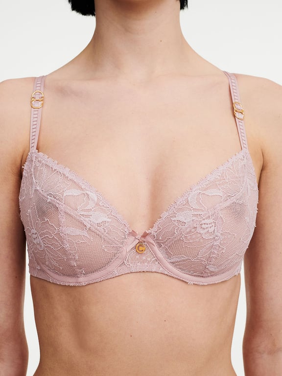 Orchids Plunge Unlined Bra English Rose - 3