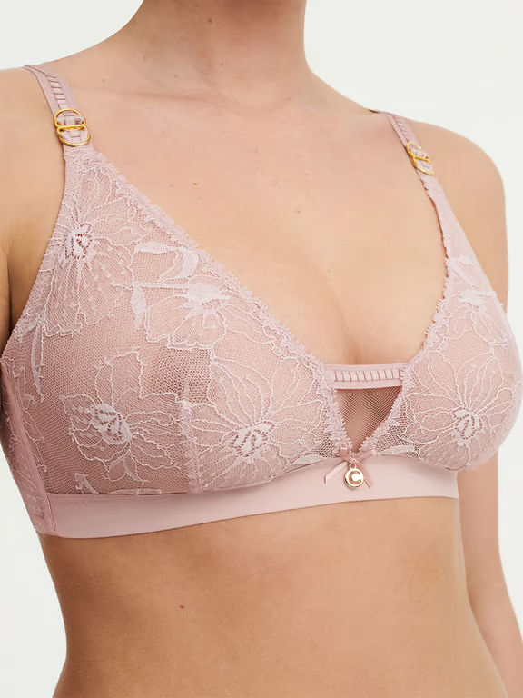 Orchids Wireless Triangle Bra English Rose - 2