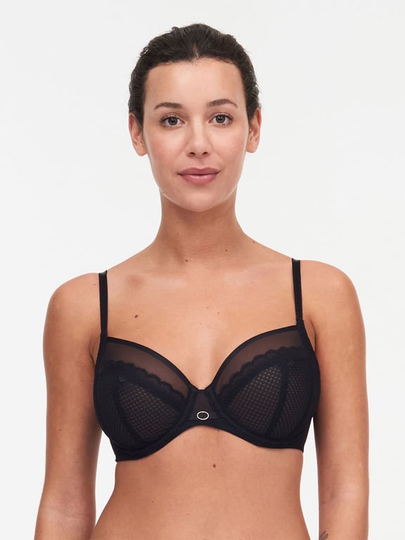 Chantelle Lucie Lace Comfort Demi Memory Foam Bra