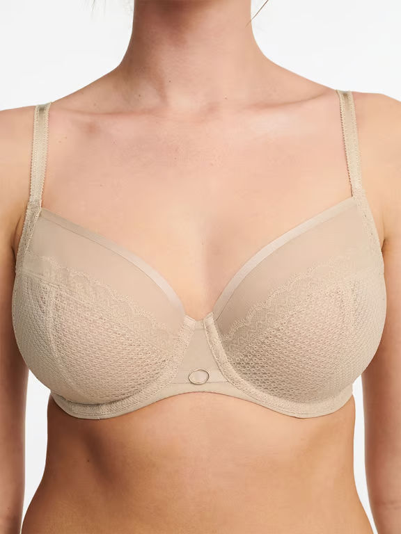 Parisian Allure Unlined Plunge Bra Nude Sand - 3