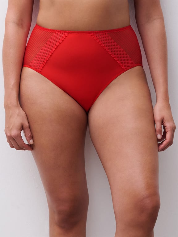Chantelle PULP | PLAY - Chantelle PULP Play High Waist Full Brief Red Cocktail - 1
