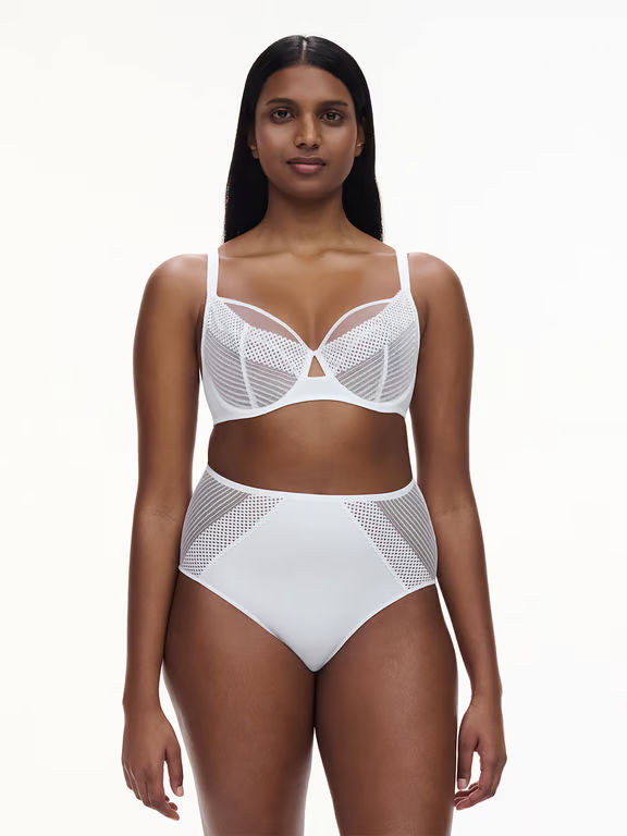 Chantelle PULP Play Full Coverage Unlined Underwire Bra White - 4