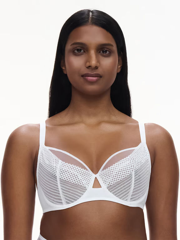Chantelle PULP Play Full Coverage Unlined Underwire Bra White - 0