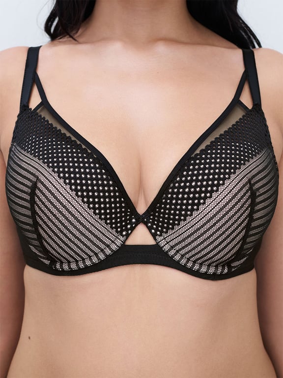 Chantelle PULP Play Plunge Contour Bra Black - 3