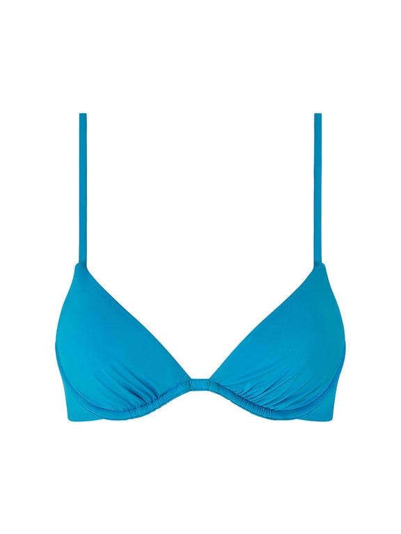 Chantelle PULP | EASY POP - Chantelle PULP Easy Pop Plunge Underwire Swim Top Caribbean Blue - 2