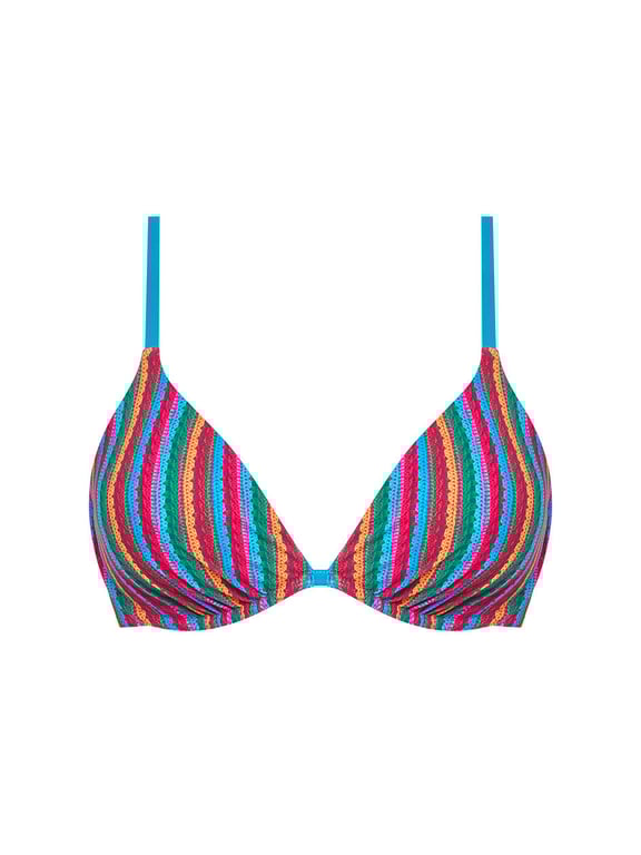 Chantelle PULP | EASY POP - Chantelle PULP Easy Pop Plunge Underwire Swim Top Rainbow - 2