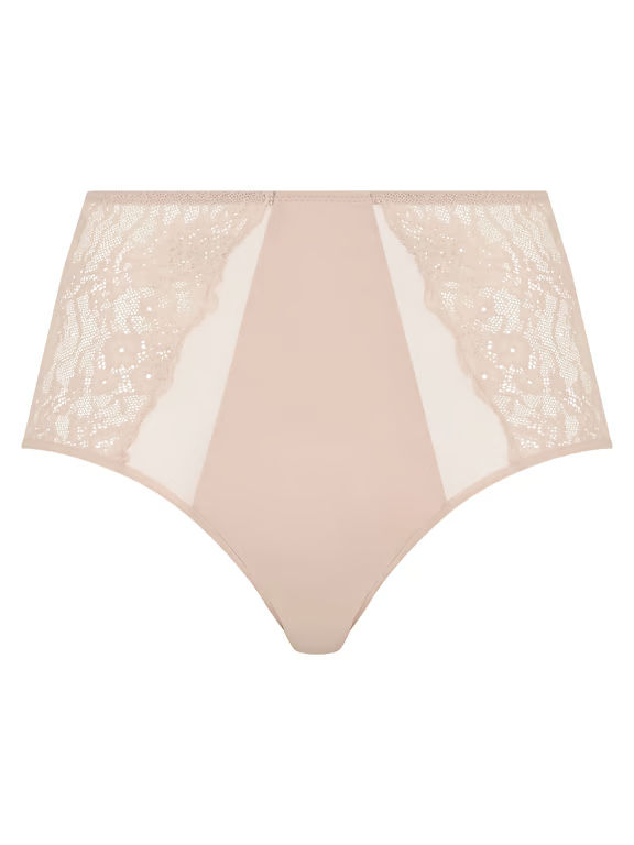 Chantelle PULP Crush High Waist Full Brief Nude Rose - 1