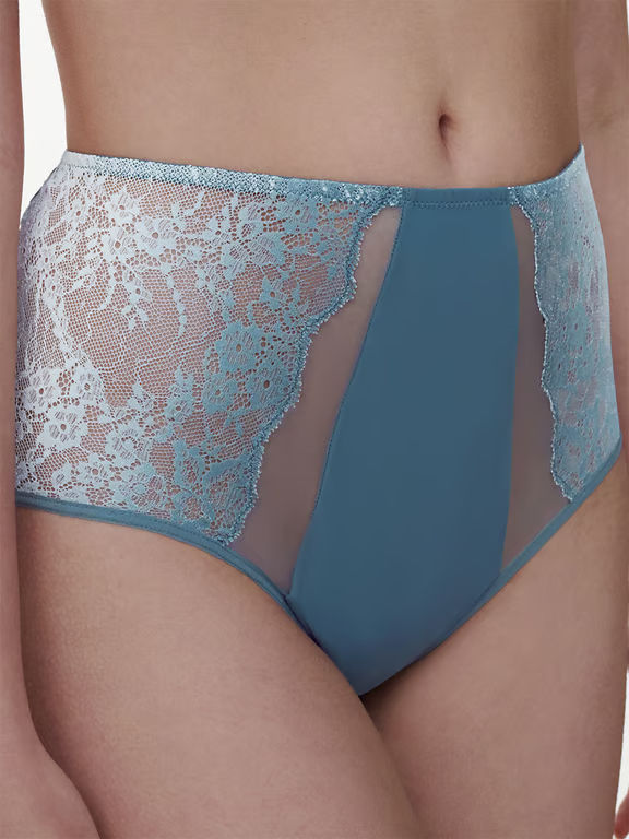 Chantelle PULP Crush High Waist Full Brief Blue Petrol Gradient - 2