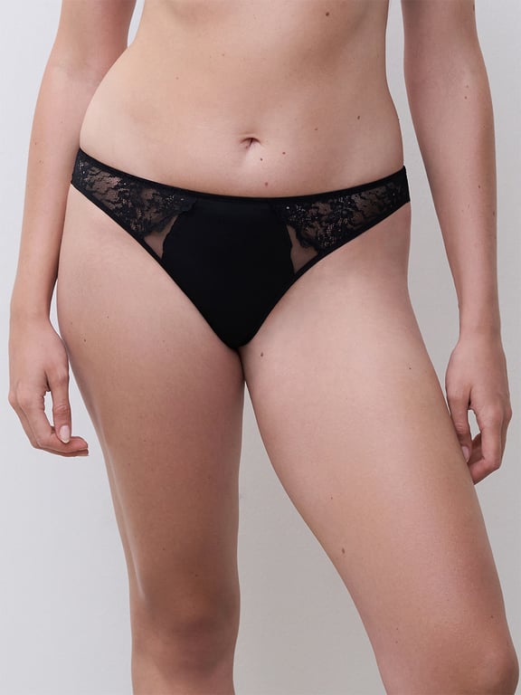 Chantelle PULP | CRUSH - Chantelle PULP Crush Thong Black - 1
