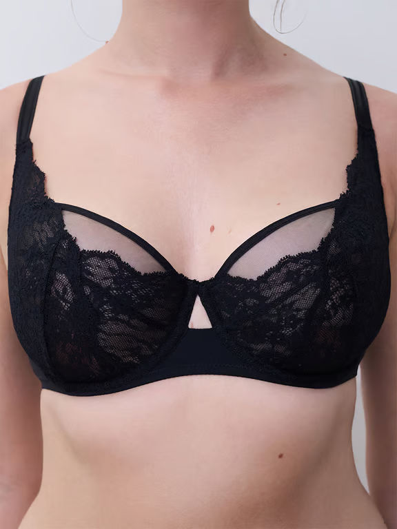 Chantelle PULP Crush Unlined Demi Bra Black - 3