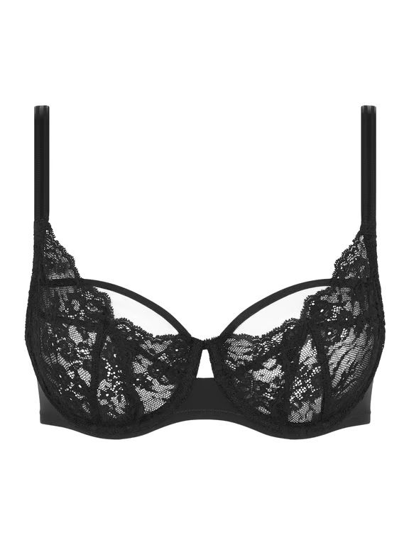 Chantelle PULP Crush Unlined Demi Bra Black - 1