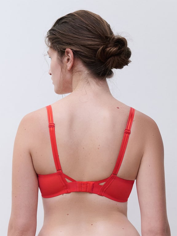 Chantelle PULP Crush Unlined Demi Bra Light Orange Gradient - 2