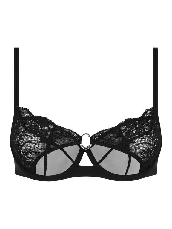 Chantelle PULP Crush Full Coverage Unlined Underwire Bra Black - 1