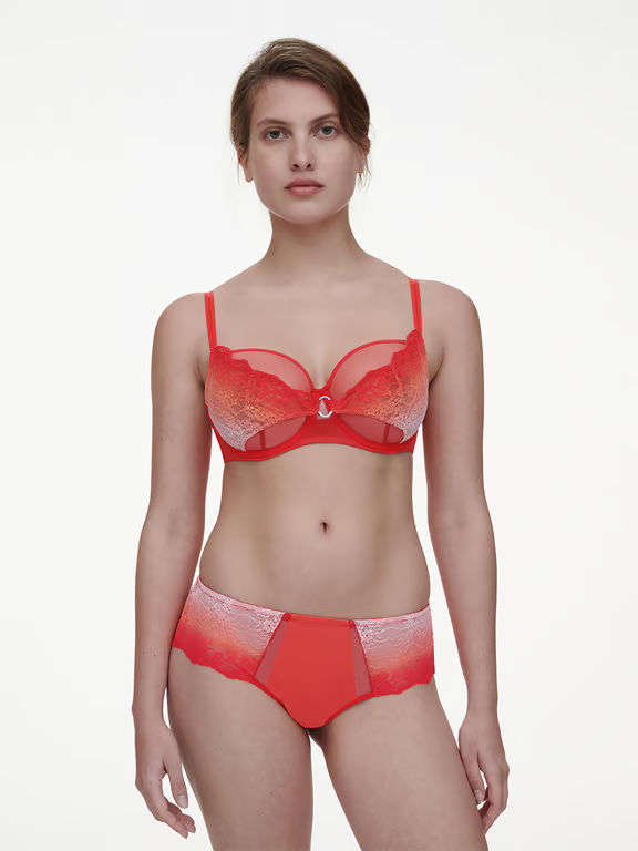 Chantelle PULP Crush Full Coverage Unlined Underwire Bra Light Orange Gradient - 5