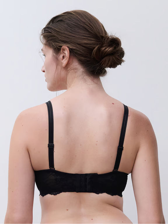 Chantelle PULP Crush Custom Fit T-Shirt Bra Black - 2