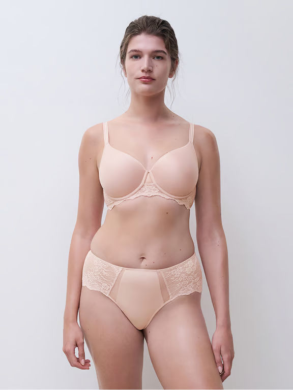 Chantelle PULP Crush Custom Fit T-Shirt Bra Nude Rose - 4