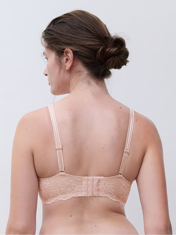 Chantelle PULP Crush Custom Fit T-Shirt Bra Nude Rose - 2