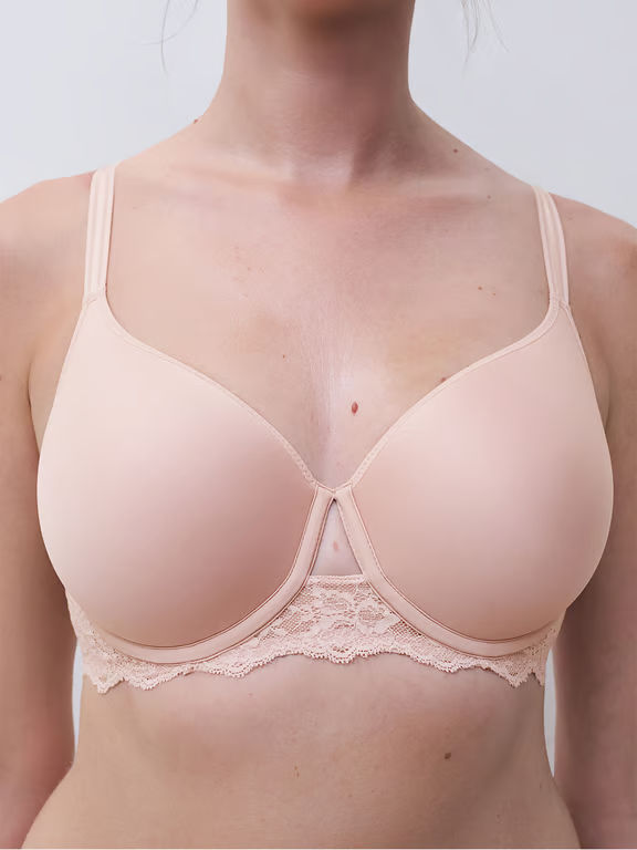 Chantelle PULP Crush Custom Fit T-Shirt Bra Nude Rose - 3
