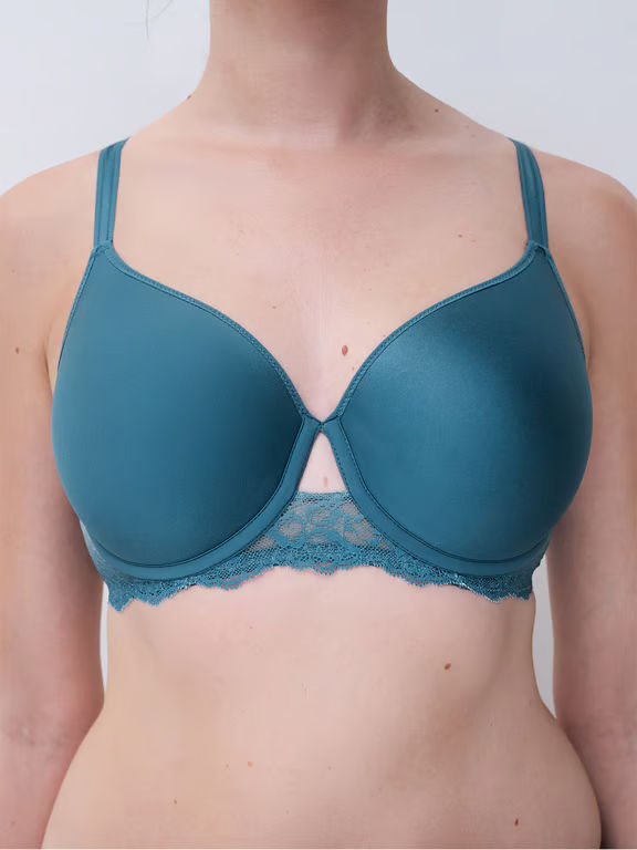 Chantelle PULP Crush Custom Fit T-Shirt Bra Blue Petrol Gradient - 3