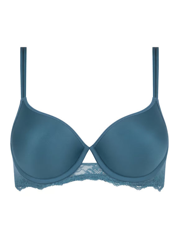 Chantelle PULP Crush Custom Fit T-Shirt Bra Blue Petrol Gradient - 1