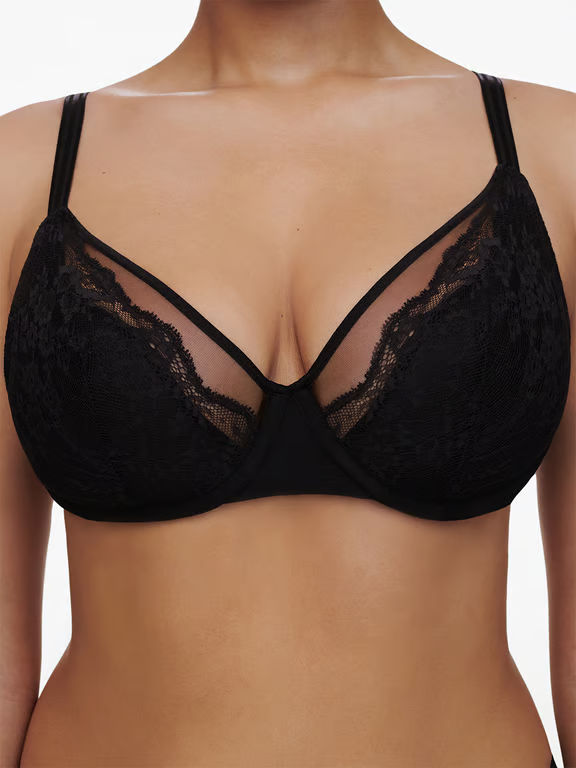 Chantelle PULP Crush Plunge T-Shirt Bra Black - 3